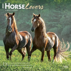 Horse Lovers 2024 Wall Calendar