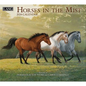 Horses in the Mist 2024 Calendar
