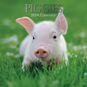 Piggies 2024 Wall Calendar