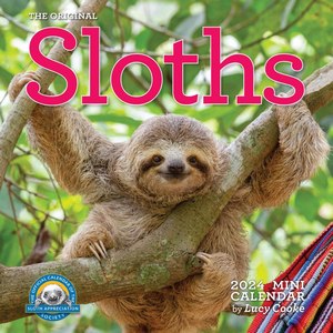Sloths 2024 Mini Wall Calendar