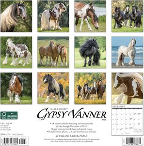 Gypsy Vanner 2024 Wall Calendar