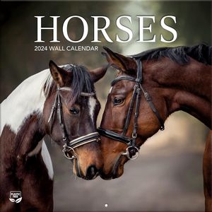 Horses 2024 Wall Calendar