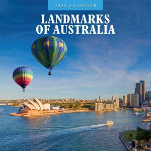 Landmarks of Australia 2024 Wall Calendar