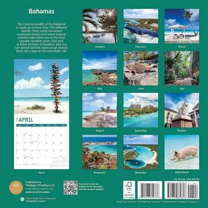Bahamas 2024 Wall Calendar