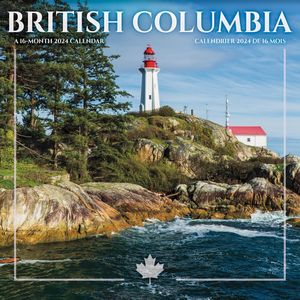 British Columbia 2024 Wall Calendar