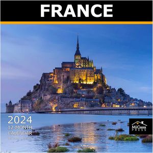 France 2024 Wall Calendar