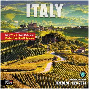 Italy 2024 Mini Wall Calendar