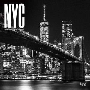 New York City Black and White 2024 Calendar
