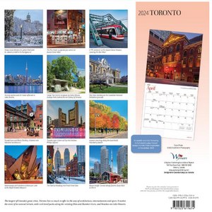 Toronto 2024 Wall Calendar
