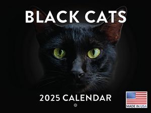 Black Cats 2025 Calendar