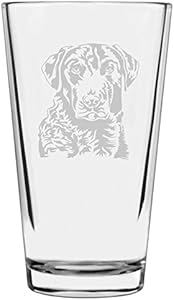 Chesapeake Bay Retriever Dog Themed Etched All Purpose 16oz Pint Glass