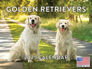 Golden Retriever 2025 Calendar