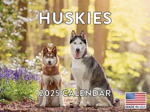 Siberian Huskies 2025 Calendar