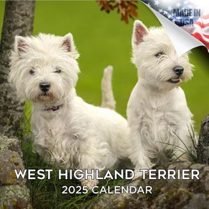 West Highland White Terrier 2025 Calendar
