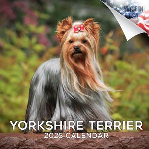 Yorkshire Terrier 2025 Calendar
