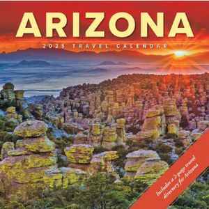 Arizona Travel and Events 2025 Wall Calendar