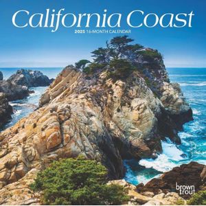 California Coast 2025 Mini Wall Calendar