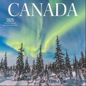 Canada 2025 Mini Wall Calendar