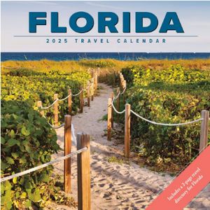 Florida Travel and Events 2025 Wall Calendar