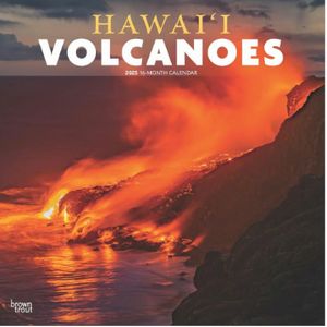 Hawaii Volcanoes 2025 Wall Calendar
