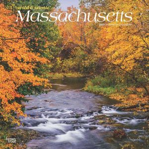 Massachusetts Wild and Scenic 2025 Wall Calendar