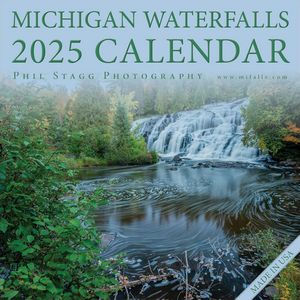 Michigan Waterfalls 2025 Calendar