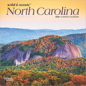 North Carolina 2025 Mini Wall Calendar