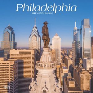 Philadelphia 2025 Wall Calendar
