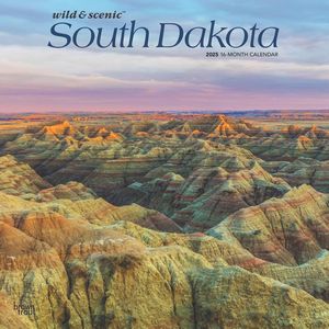 South Dakota 2025 Wall Calendar