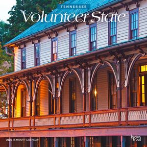 Volunteer State Tennessee 2025 Wall Calendar