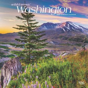 Washington Wild and Scenic 2025 Wall Calendar