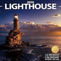 Lighthouse 2026 Wall Calendar